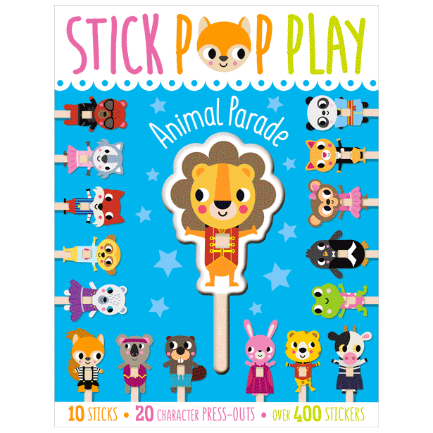 MAKE BELIEVE IDEAS Stick Pop Play Animal Parade