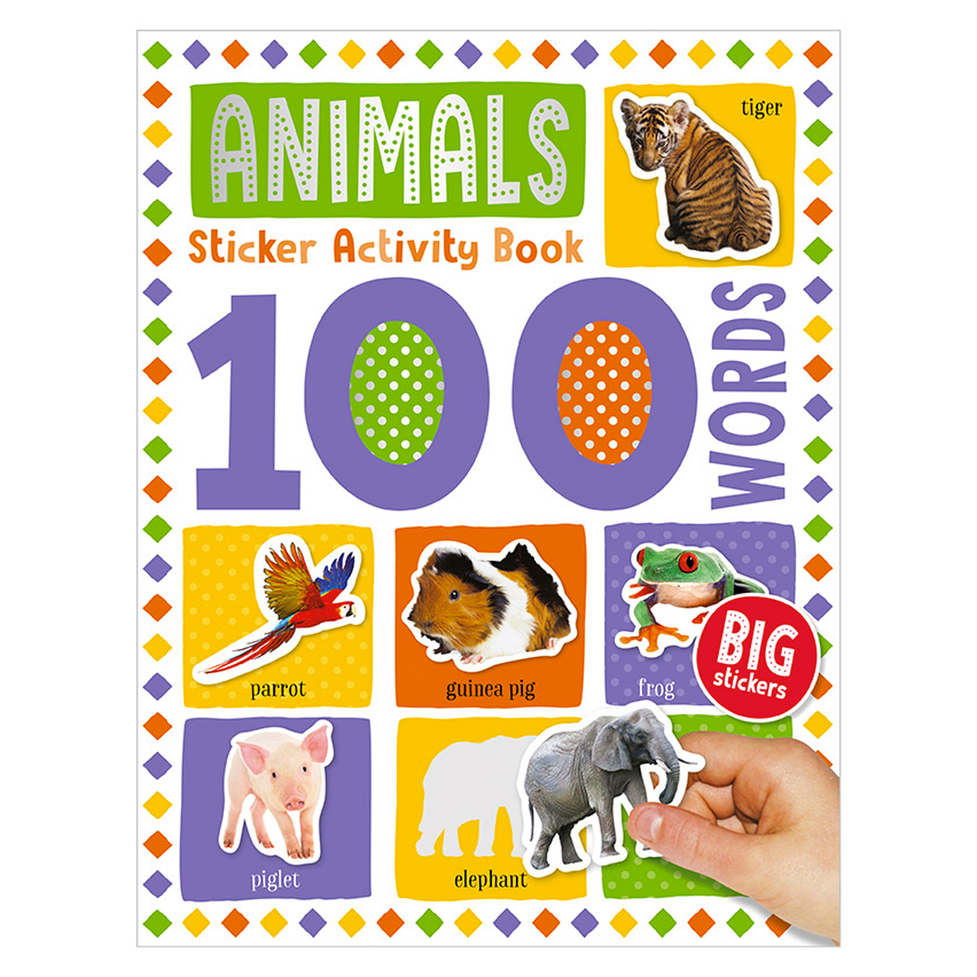 MAKE BELIEVE IDEAS 100 Words Animals Sticker Activity Book