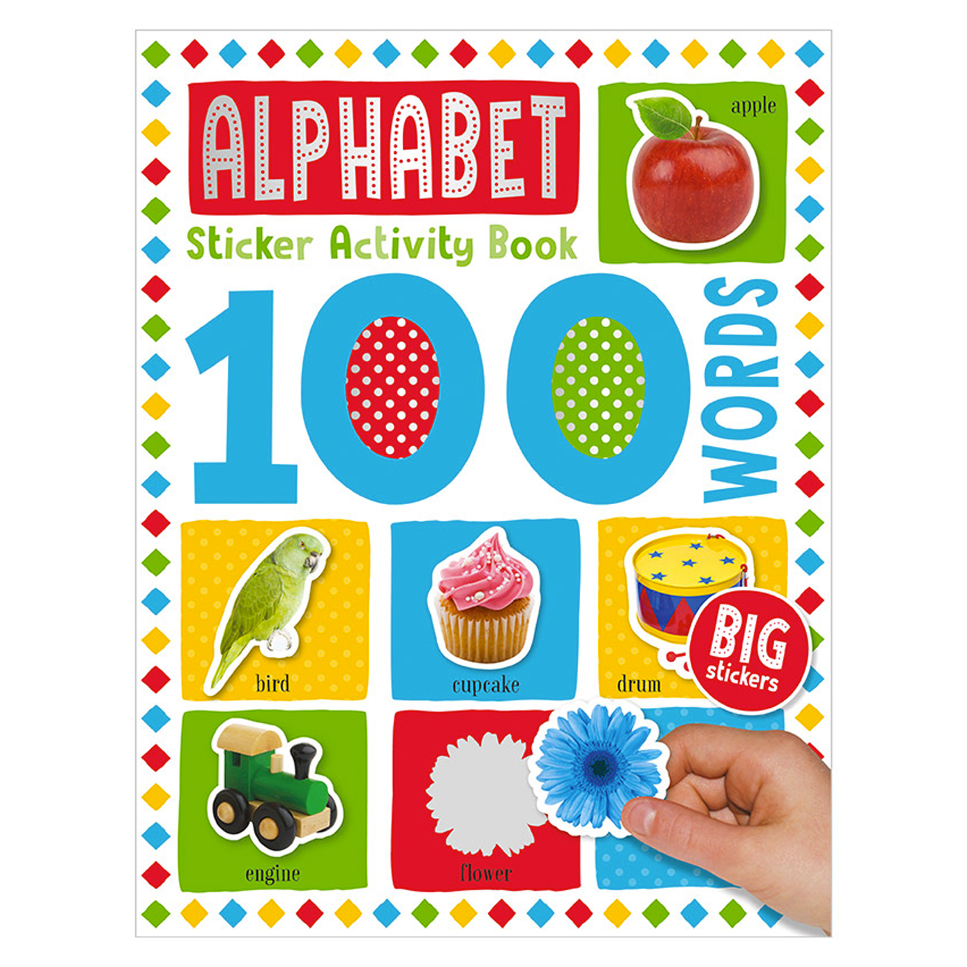 MAKE BELIEVE IDEAS 100 Words Alphabet Sticker Activity Book