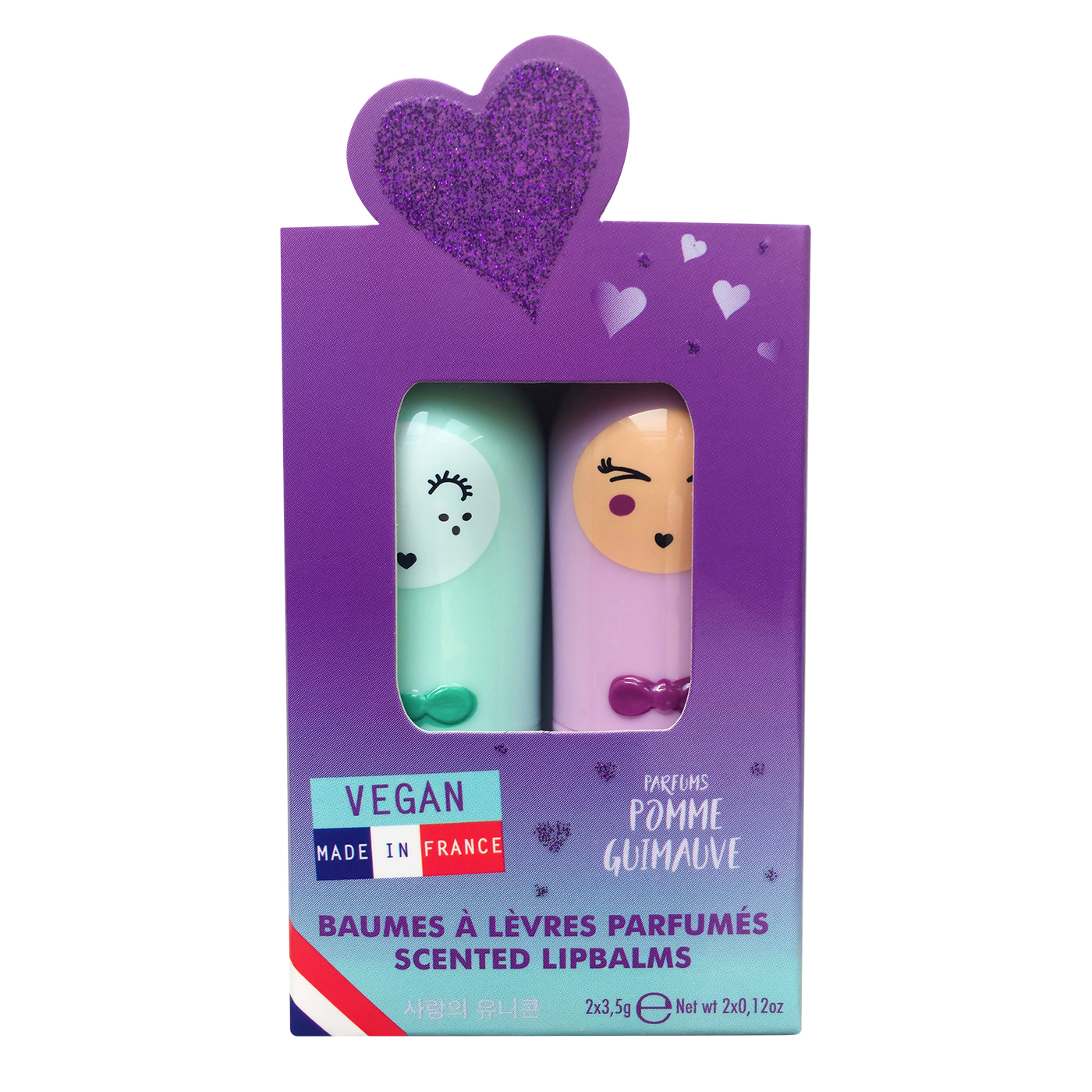  Inuwet Duo Lipbalm Gift Set | Apple Marshmallow
