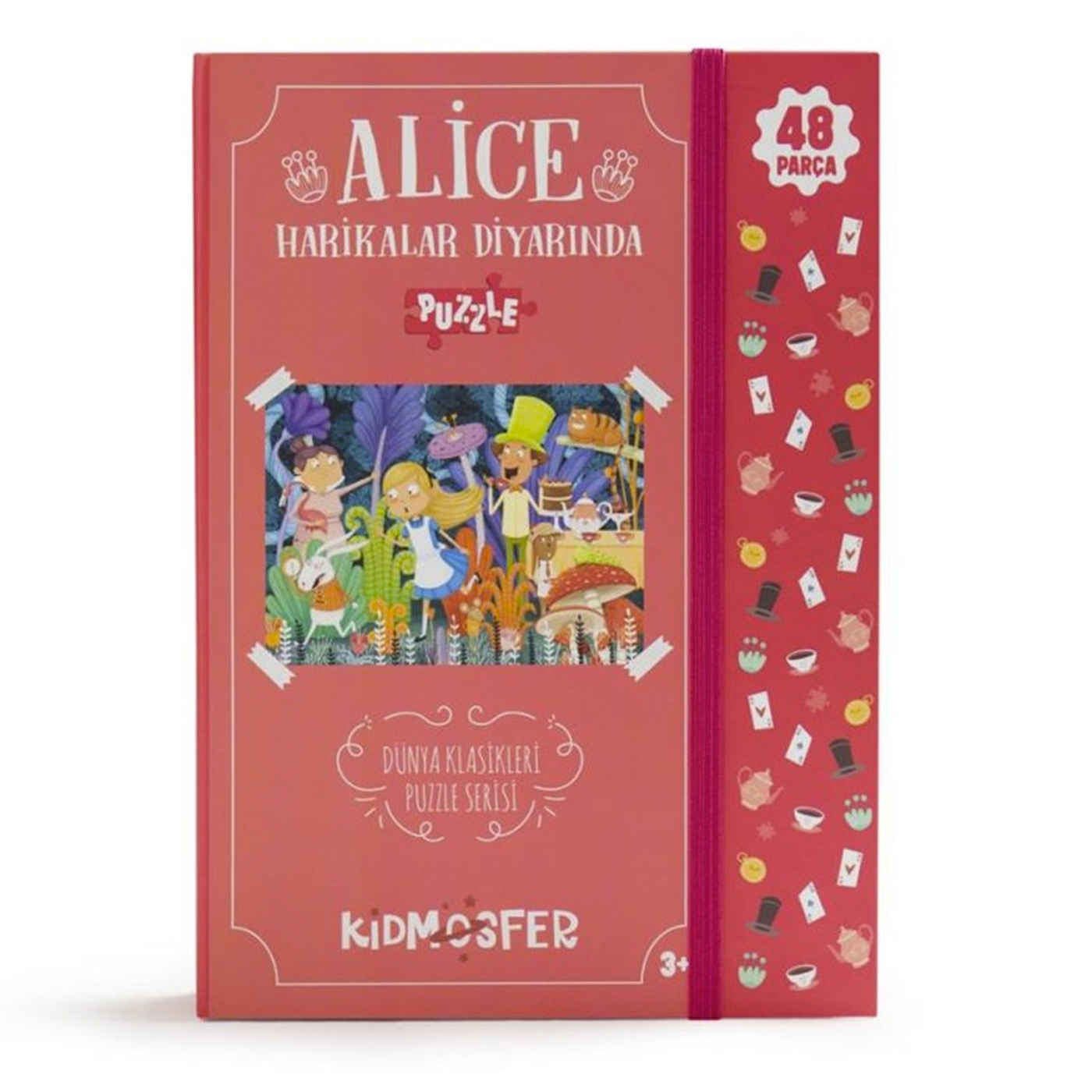 KİDMOSFER Alice Harikalar Diyarında Puzzle 48 Parça