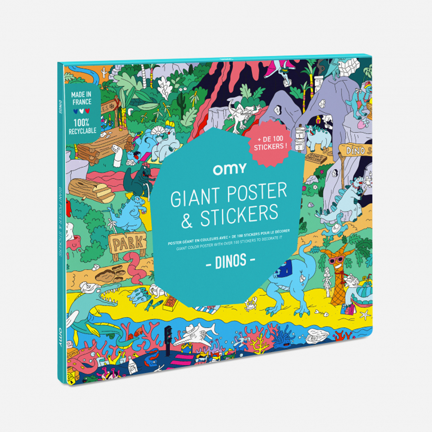  Omy Poster & Stickers  | Dinos