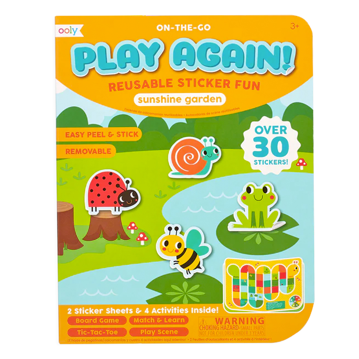 OOLY Ooly Play Again Mini Taşınabilir Aktivite Kiti - Sunshine Garden