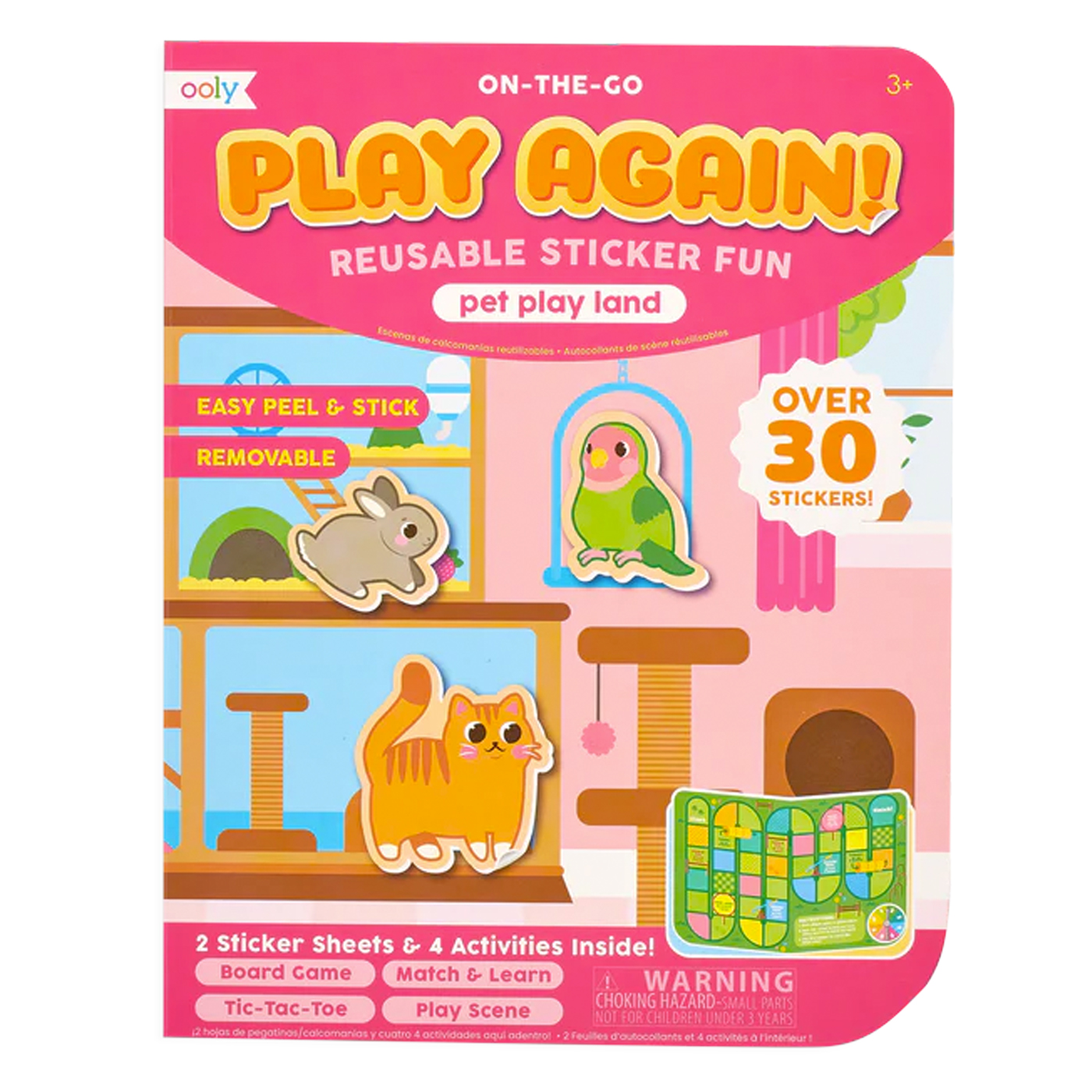  Ooly Play Again Mini Taşınabilir Aktivite Kiti - Pet Ooly Play Land