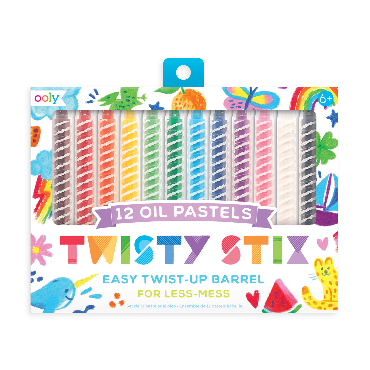 OOLY Ooly Twisty Stix 12'li Yağlı Pastel Boya