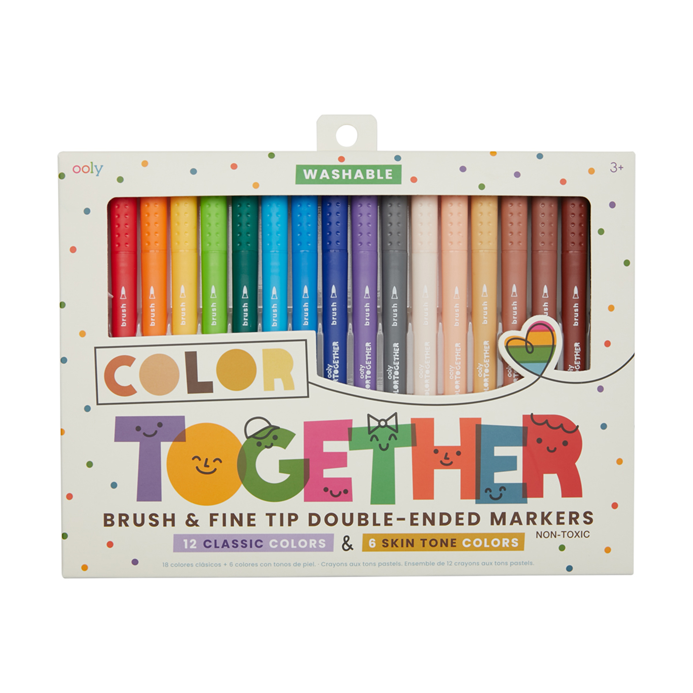  Ooly Color Together Çift Uçlu 18’li Keçeli Boya