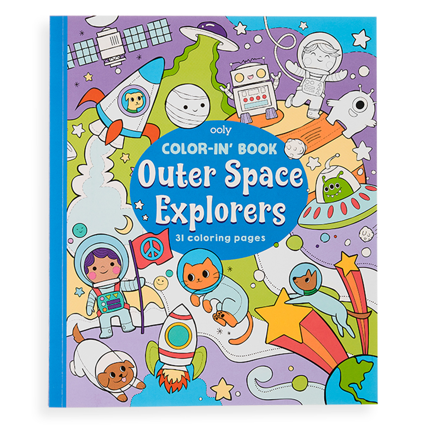OOLY Ooly Boyama Kitabı - Outer Space Explorers