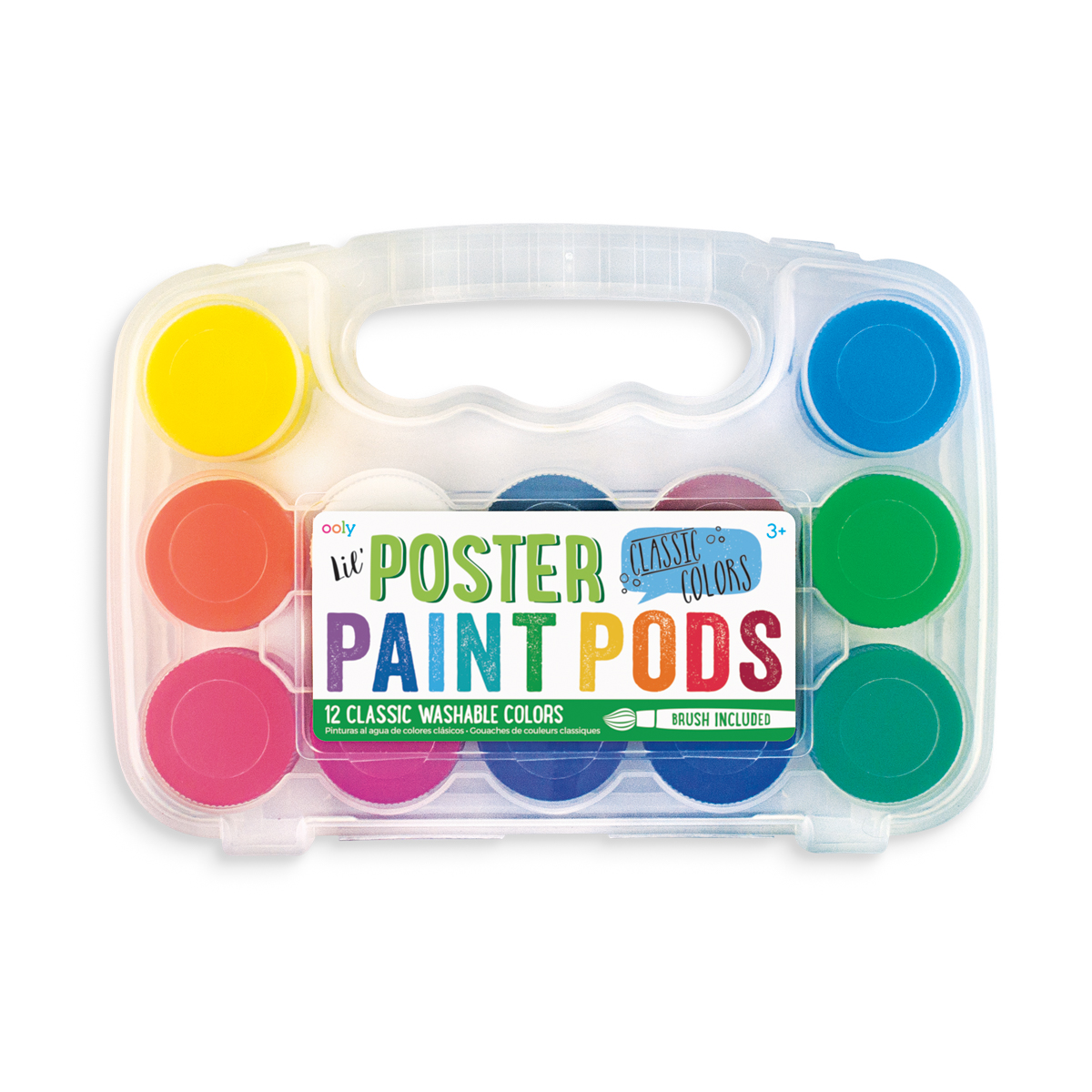 Ooly Lil Paint Pods 12’li Boya Seti Klasik Renkler