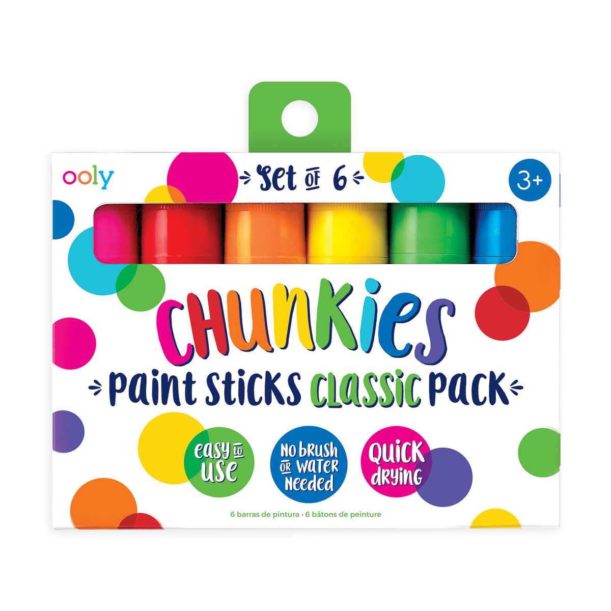 OOLY Ooly Chunkies Pastel Boya 6’lı Klasik Renkler