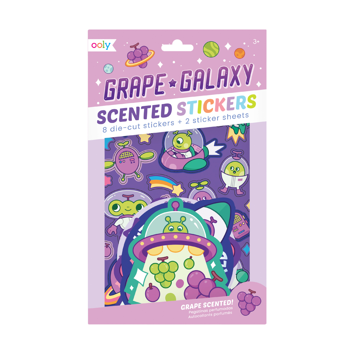  Ooly Kokulu Çıkartma Seti - Galaxy Grape