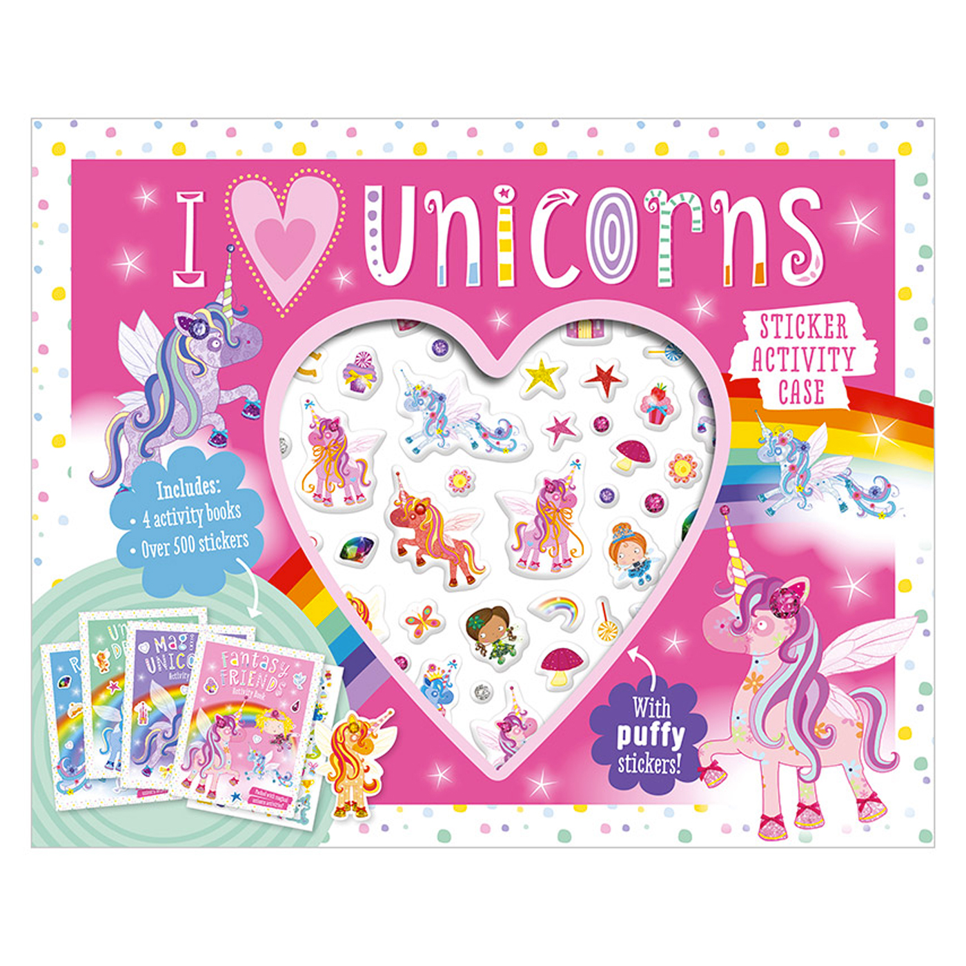  I Love Unicorns Sticker Activity Case