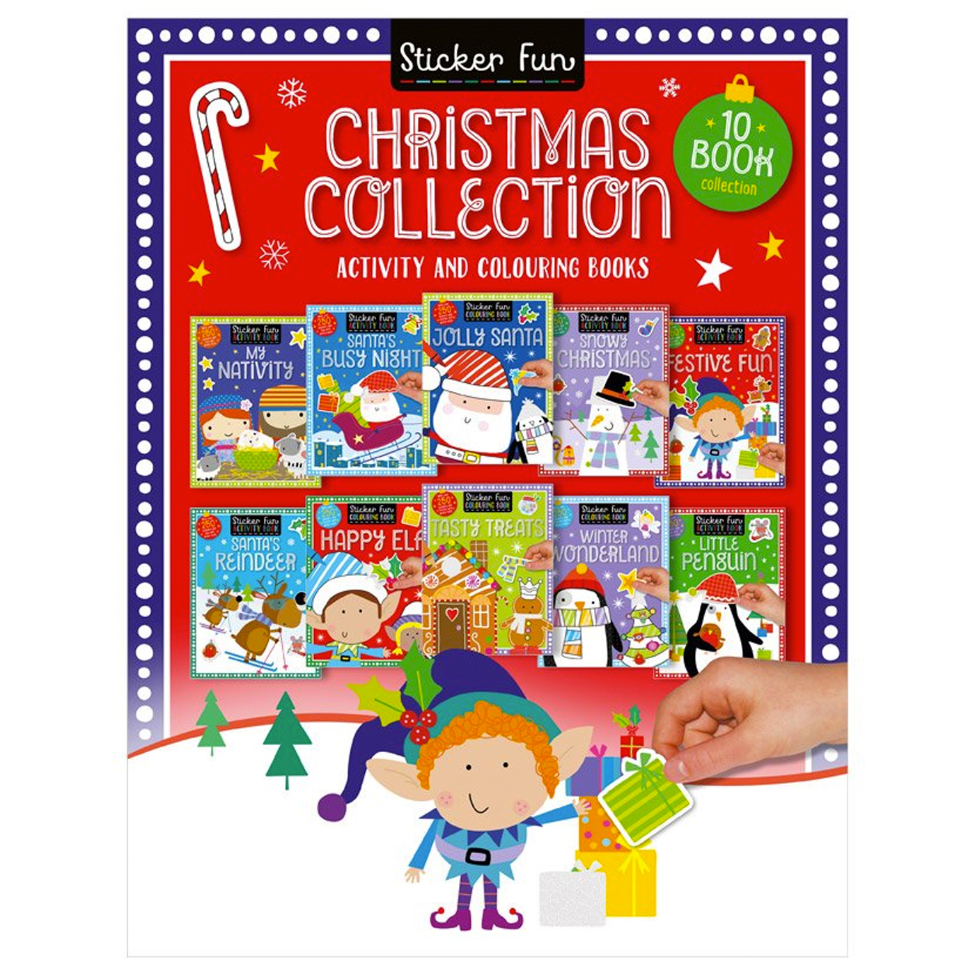 MAKE BELIEVE IDEAS Christmas Collection Sticker Fun