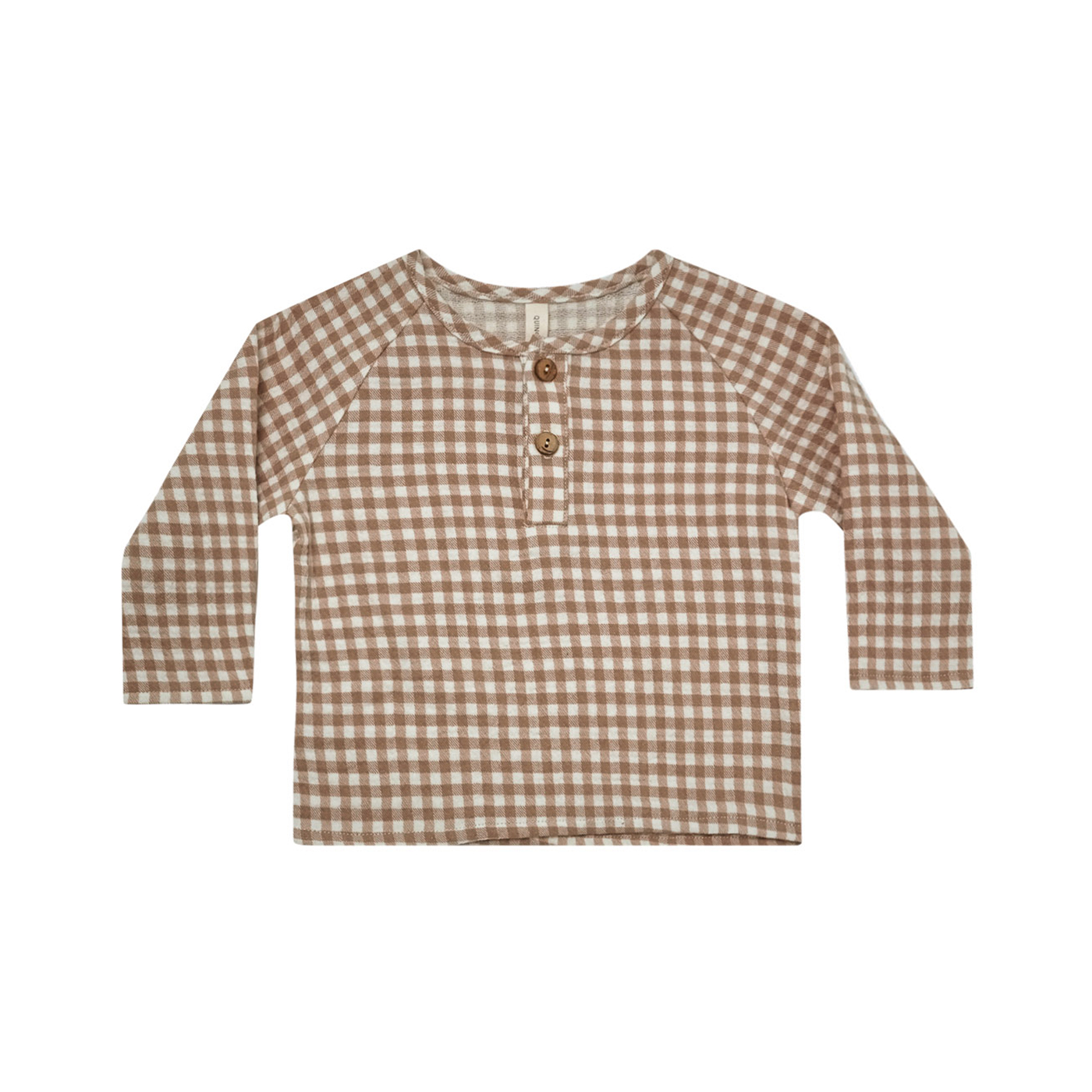QUINCY MAE Quincy Mae Zion Üst  | Cocoa Gingham