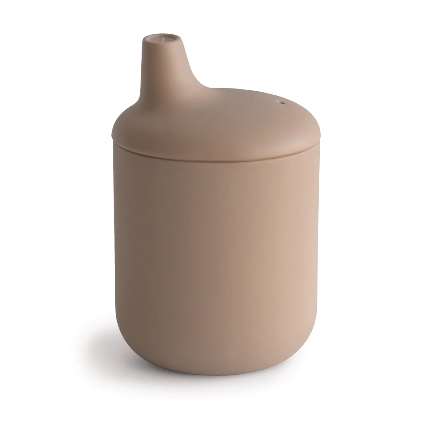 MUSHIE Mushie Pipetli Silikon Sippy Cup Alıştırma Bardağı | Natural