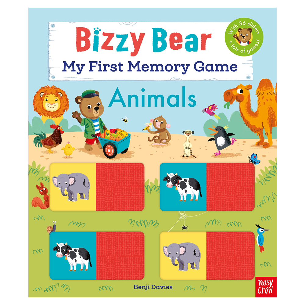 NOSY CROW Bizzy Bear: My First Memory Game Book Animals