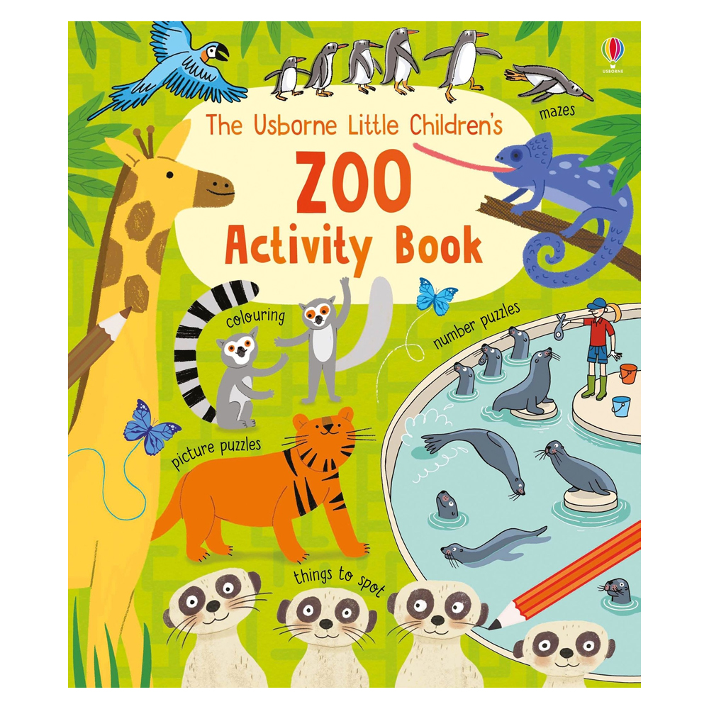 USBORNE Little Children's Zoo Activity Book
