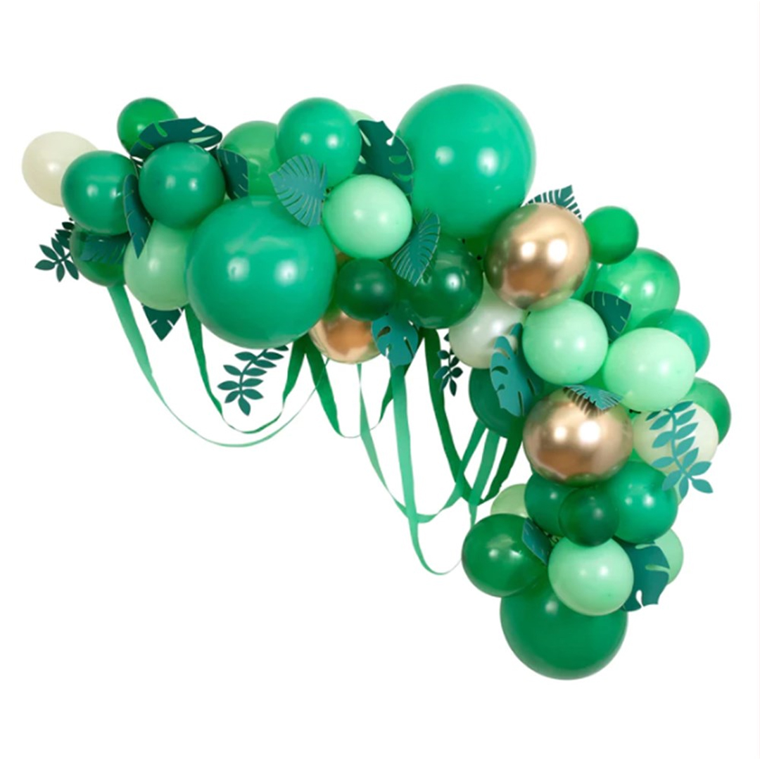MERI MERI Meri Meri Yapraklı Yeşil Balon Kiti - 44 balon