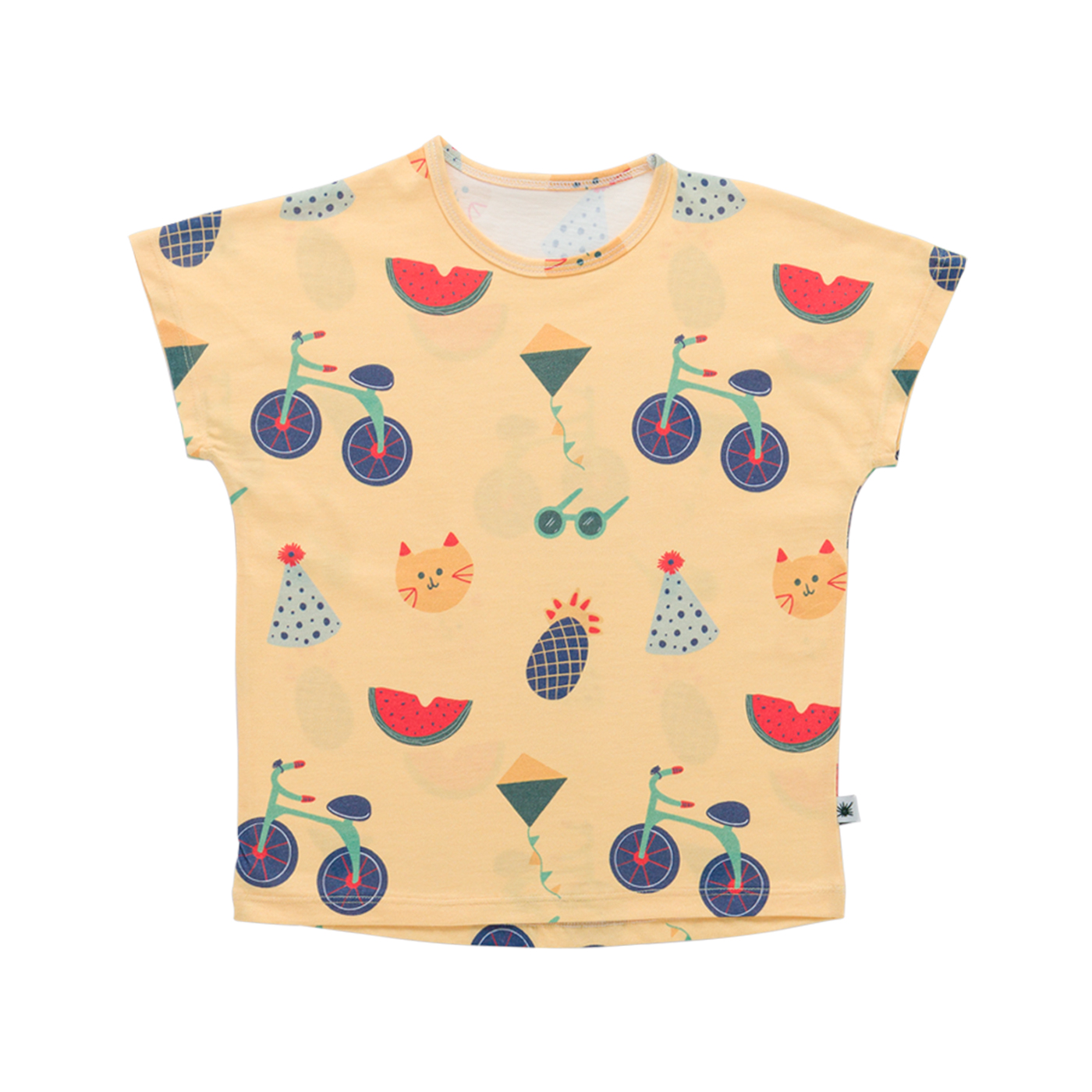 LITTLE YUCCA Little Yucca Party Tshirt  | Yellow