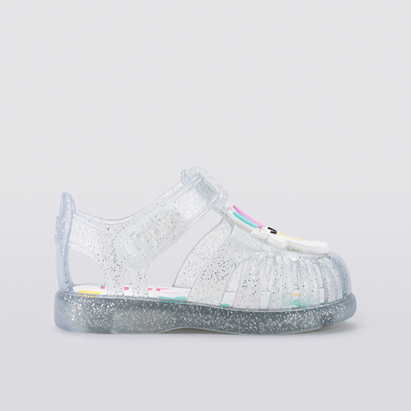 IGOR Igor S10309 Tobby Gloss Unicornio Çocuk Sandalet | Transparente Glitter