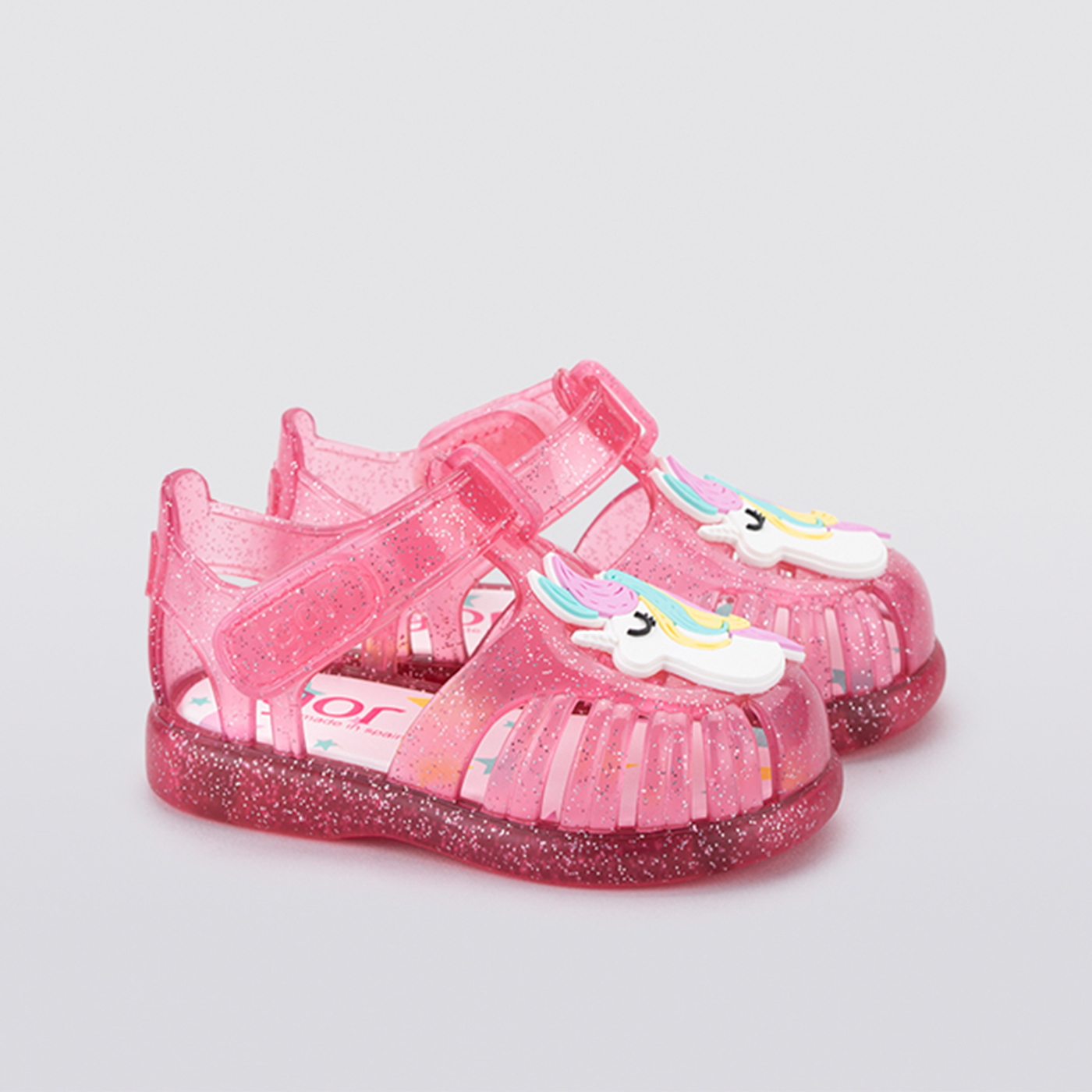  Igor S10309 Tobby Gloss Unicornio Çocuk Sandalet | Fucsia Glitter