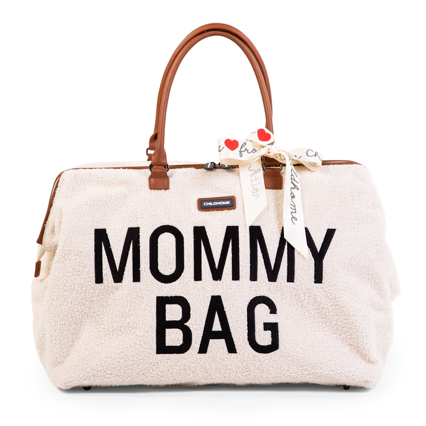 CHILDHOME Childhome Mommy Bag Teddy Anne Bebek Çantası | White