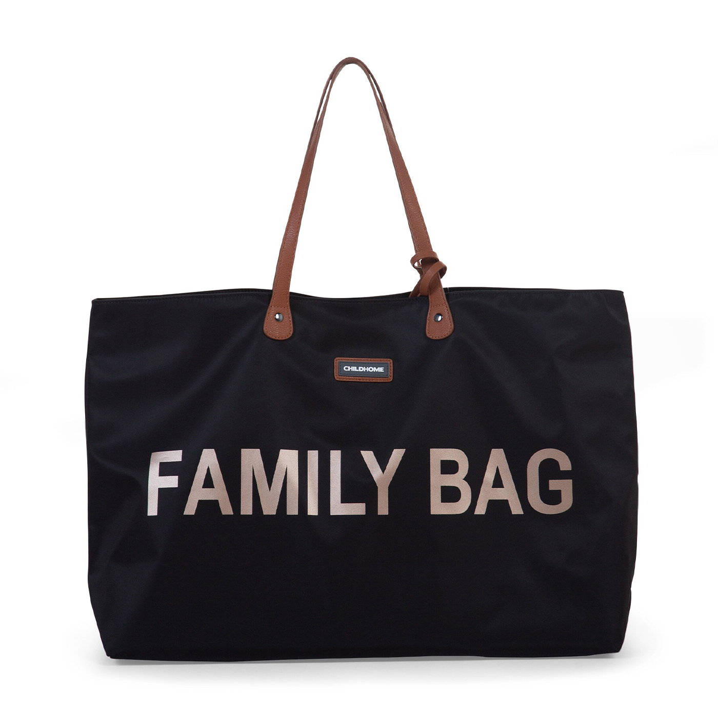 CHILDHOME Childhome Family Bag Anne Bebek Çantası | Siyah & Gold