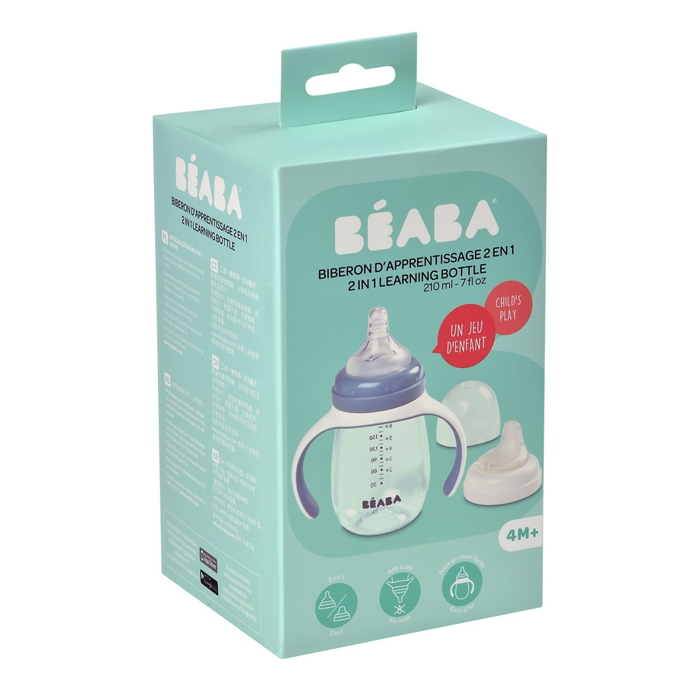 BEABA Beaba Cam Biberon 210 ml | Sage Green