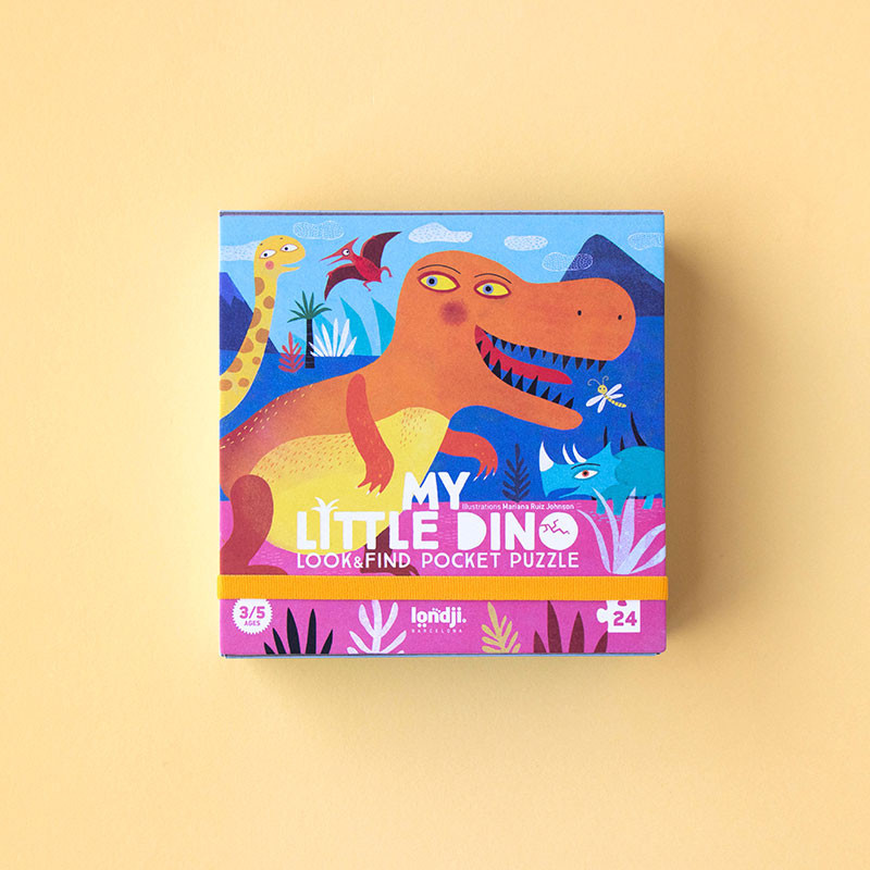 LONDJI Londji Pocket Puzzle - My Little Dino