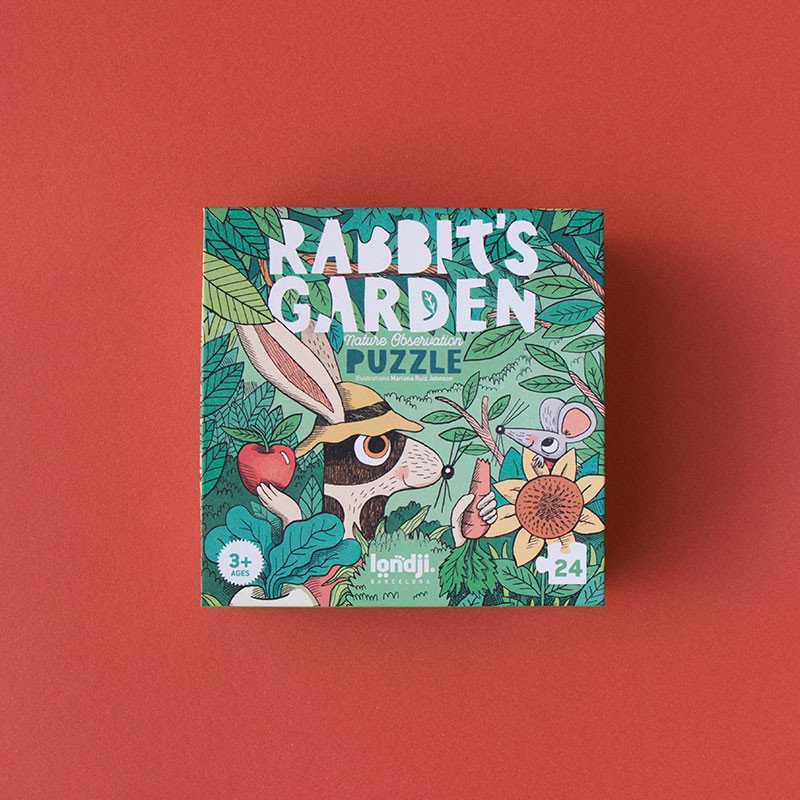LONDJI Londji Puzzle - Rabbit's Garden