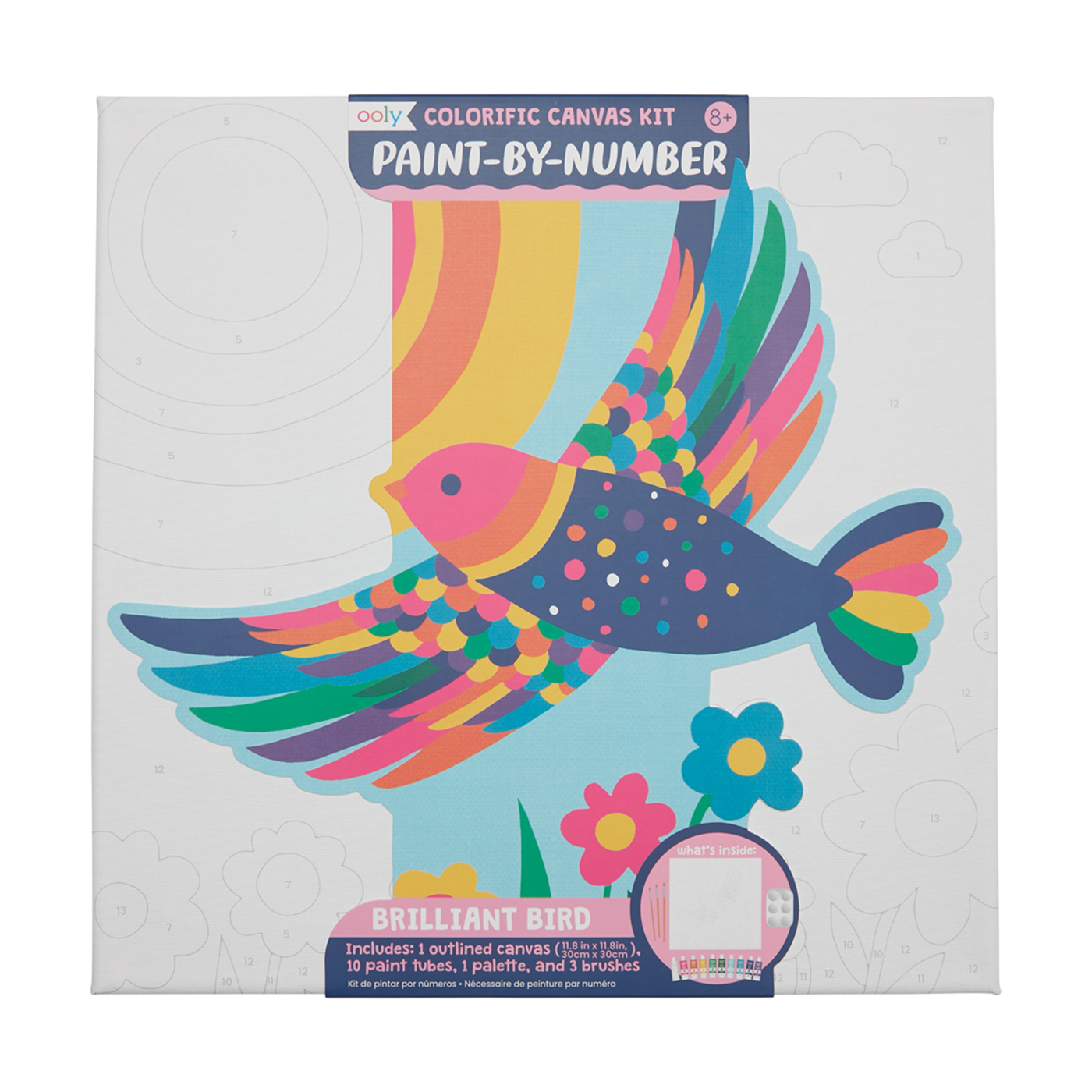 OOLY Ooly Colorific Canvas Sayılarla Boyama - Brilliant Bird