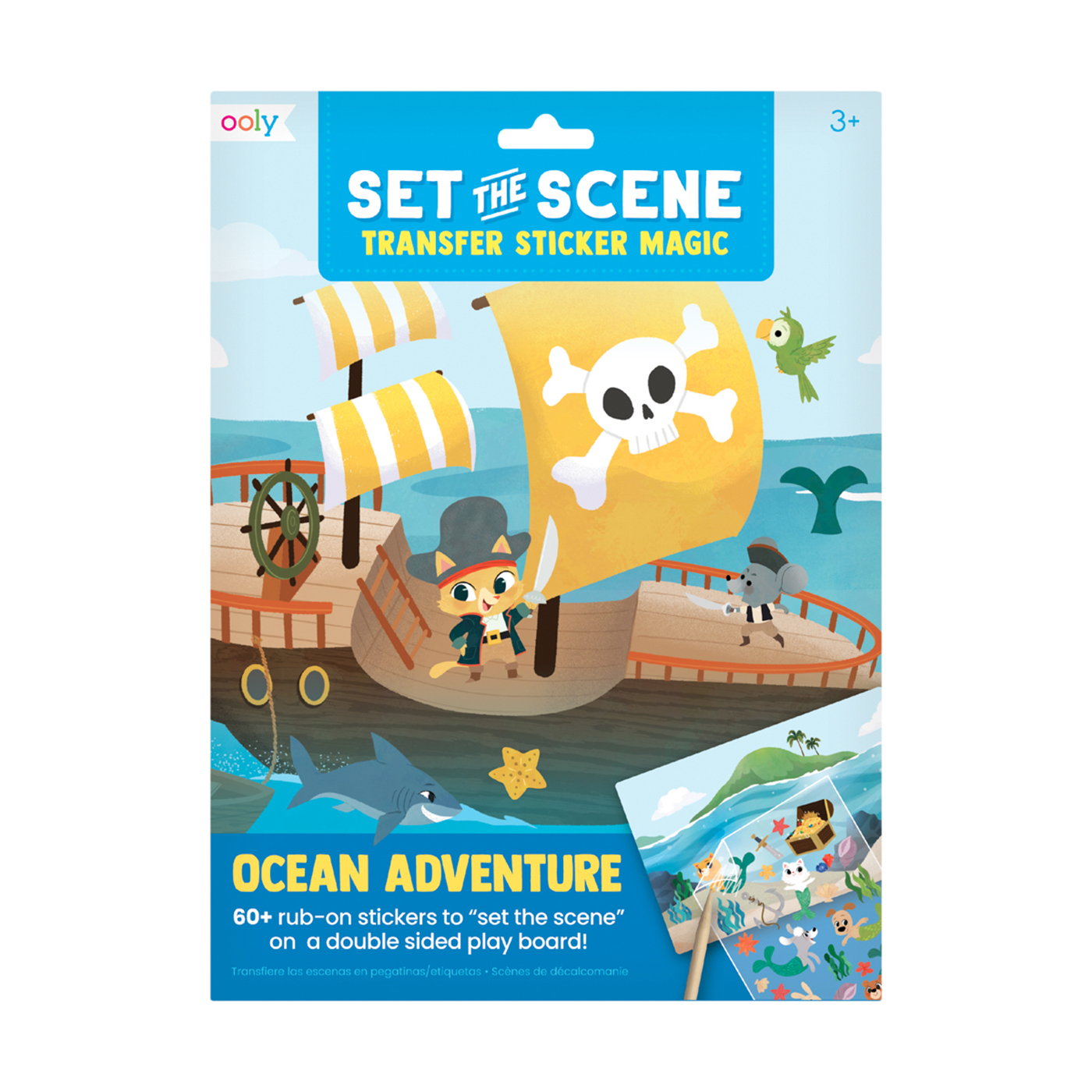  Ooly Set The Scene Transfer Çıkartma Seti - Ocean Adventure