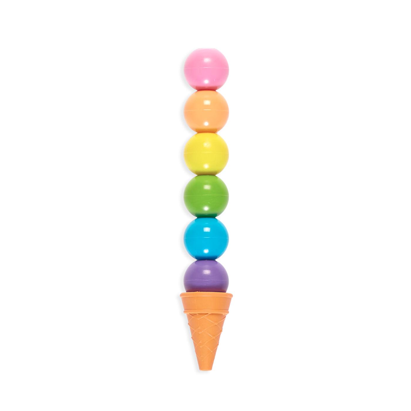 OOLY Ooly Rainbow Scoops 6 Renkli Silinebilir Mum Boya