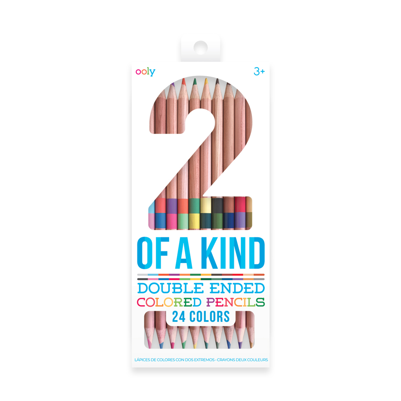  Ooly 2 Of a Kind Çift Uçlu 24’lü Renkli Kurşun Kalem