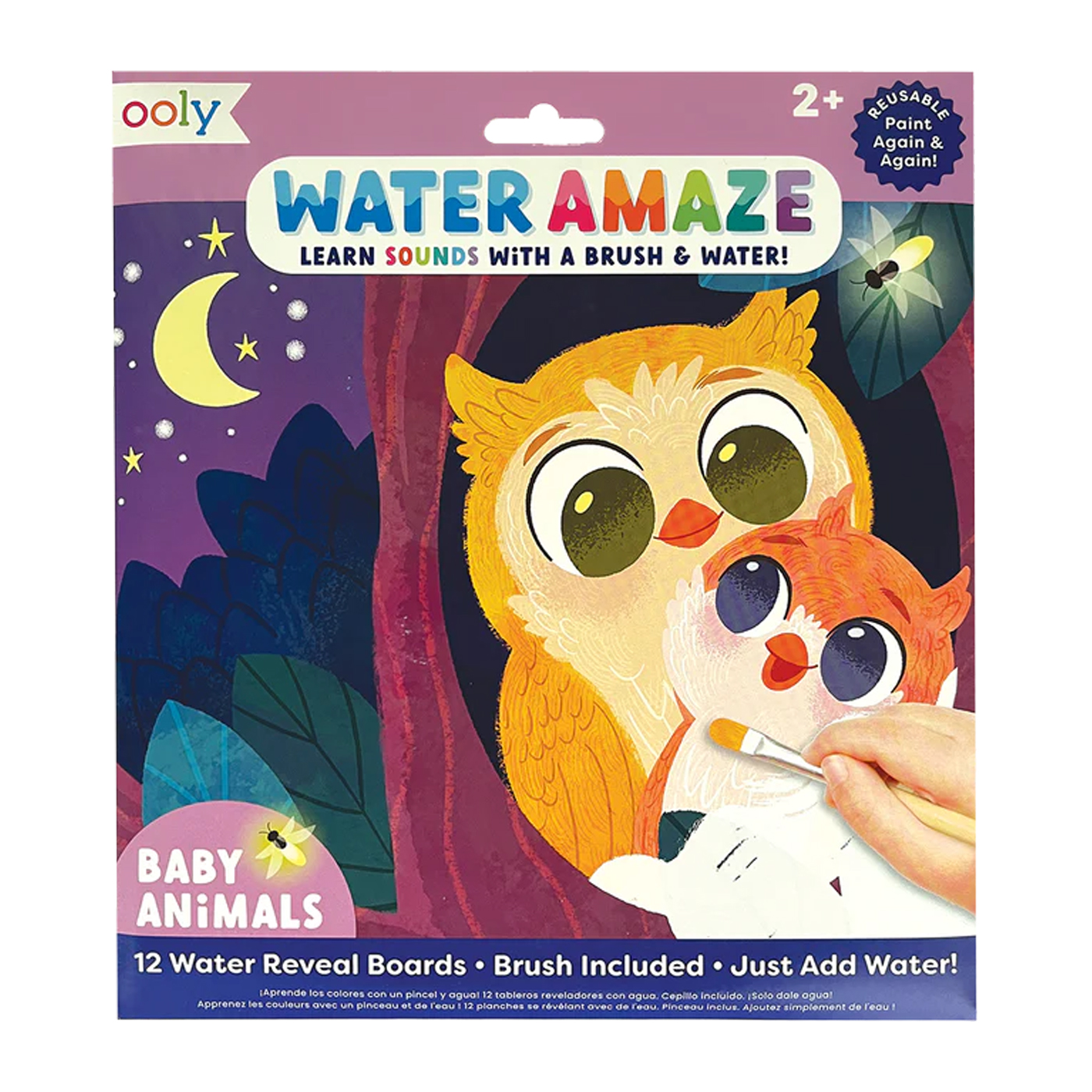  Ooly Water Amaze Boyama Seti - Baby Animals
