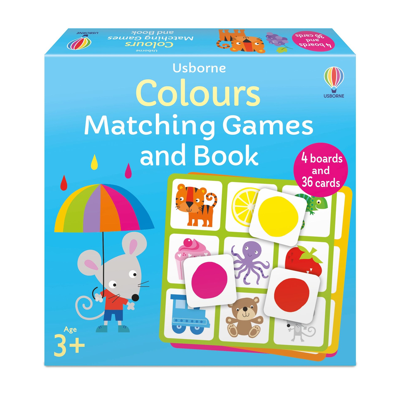USBORNE Colours Matching Games And Book