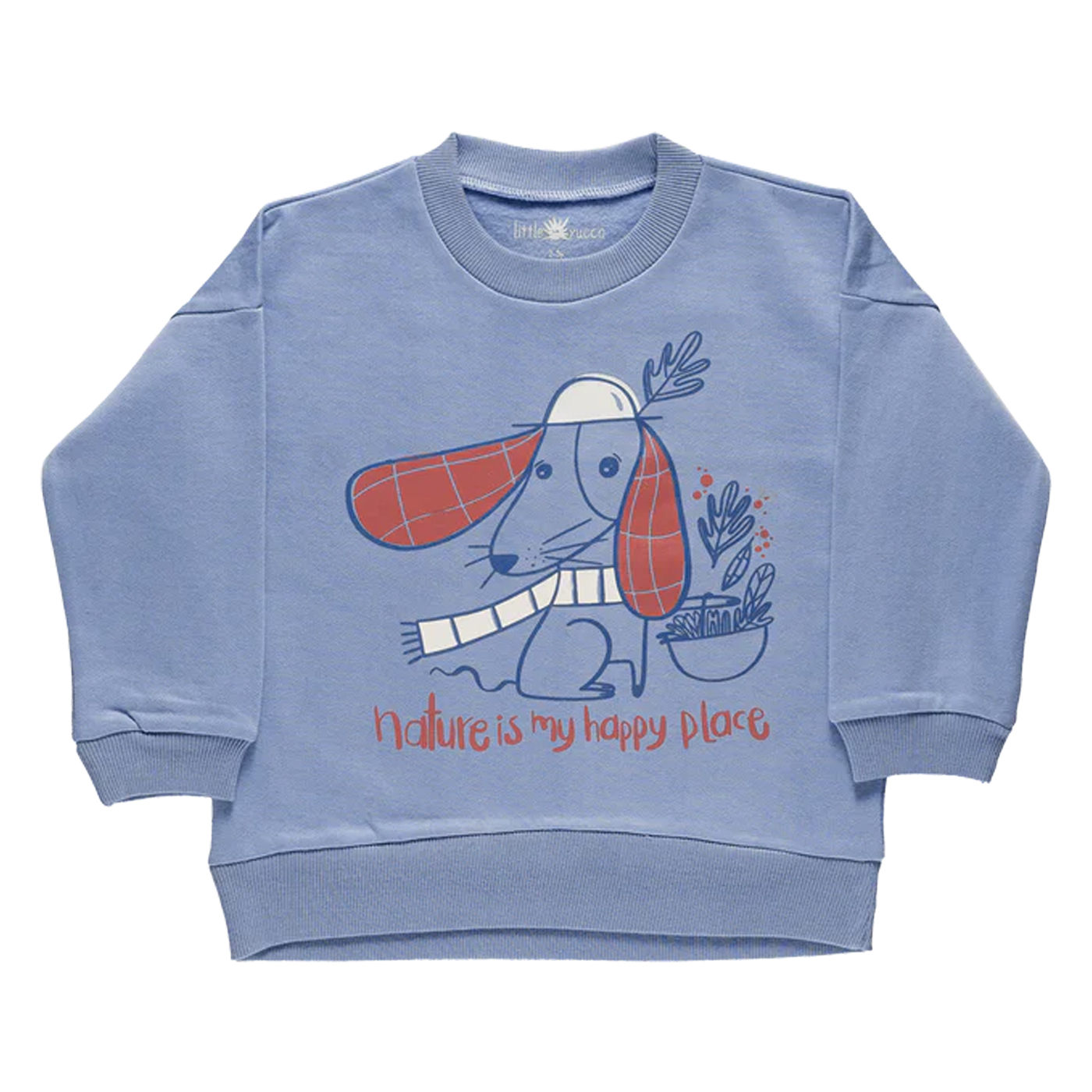 LITTLE YUCCA Little Yucca Grow Sweatshirt | Açık Mavi