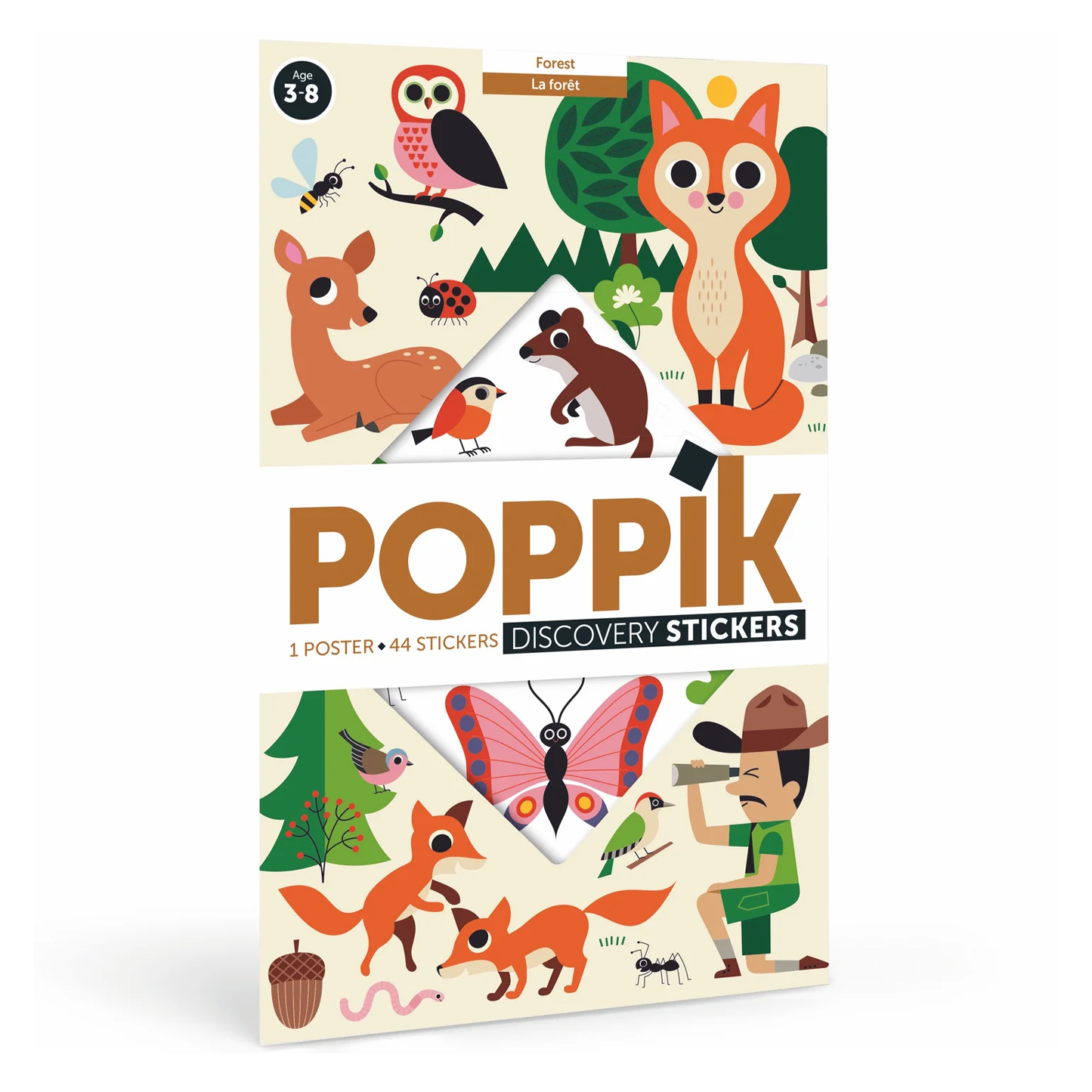 Poppik Discovery Sticker Poster - Forest