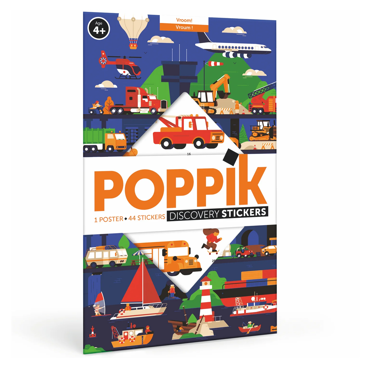  Poppik Discovery Sticker Poster - Vehicles