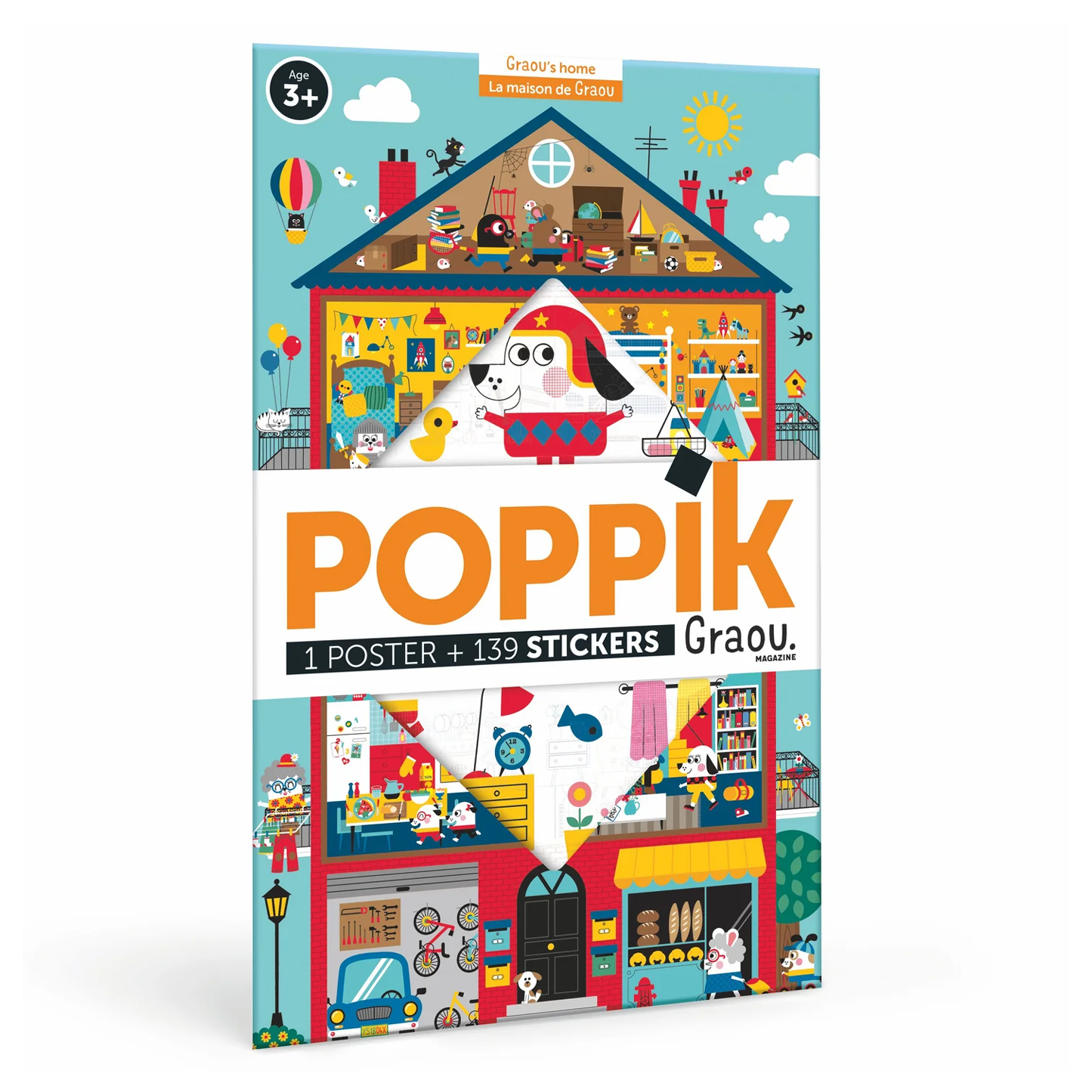  Poppik Discovery Sticker Poster - Home