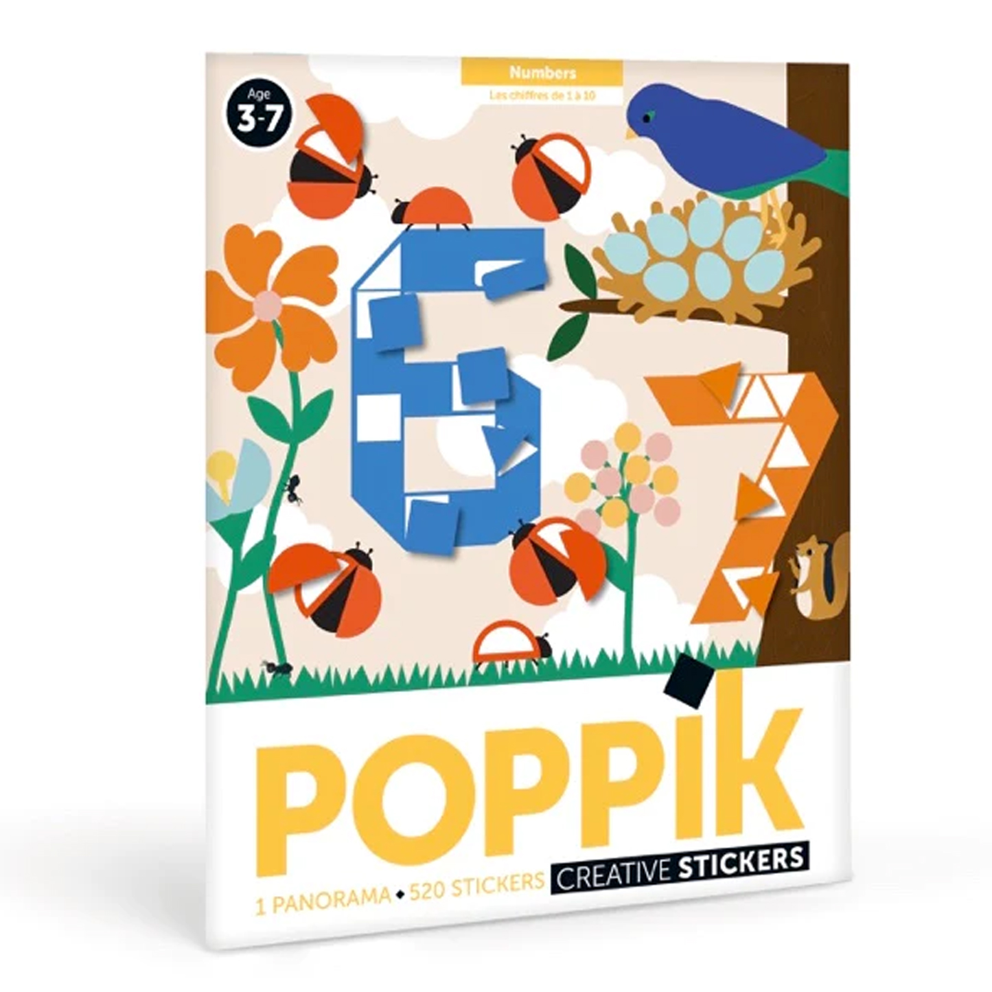 POPPIK Poppik Panorama Sticker Poster - Numbers