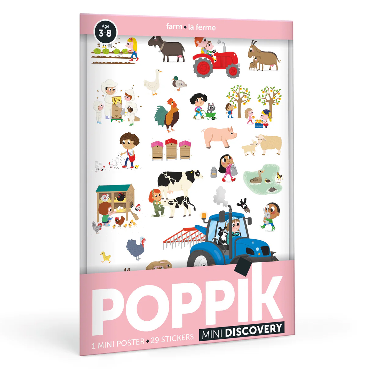 POPPIK Poppik Mini Sticker Poster - Farm