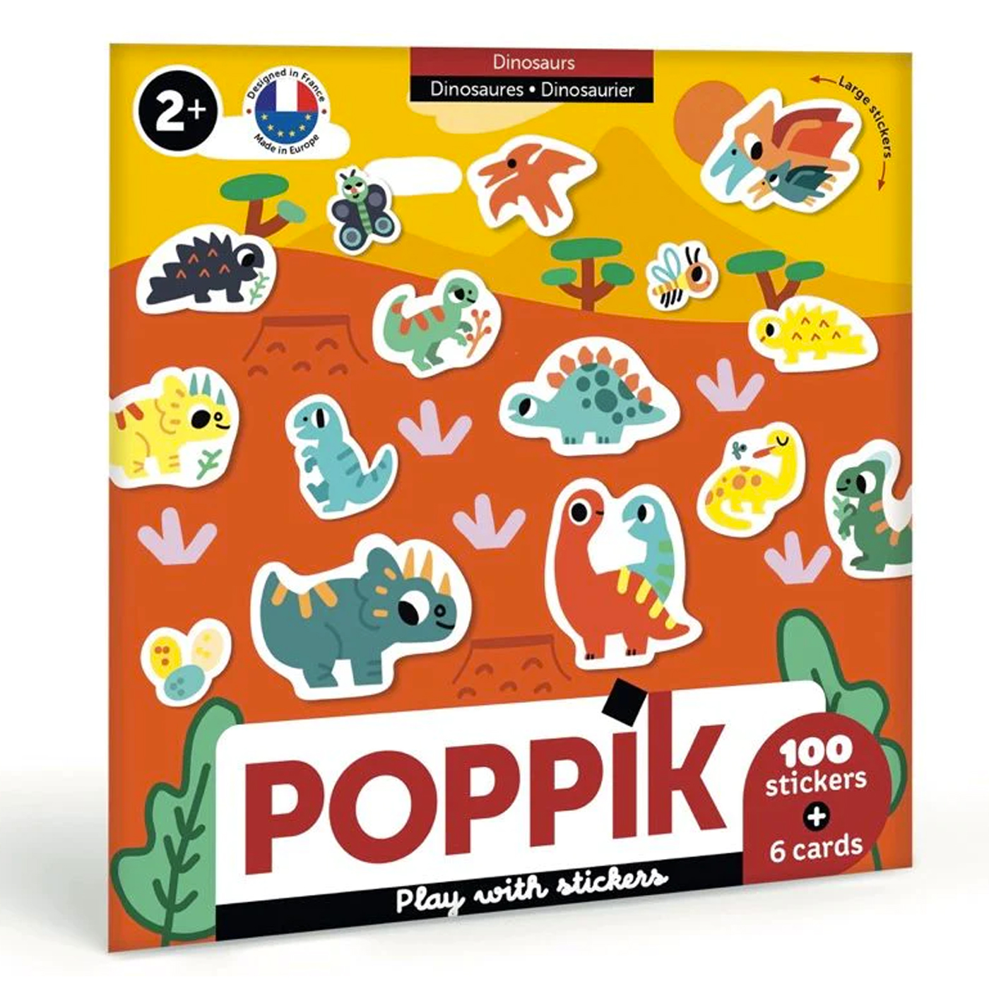  Poppik Sticker - Little Dinosaurs