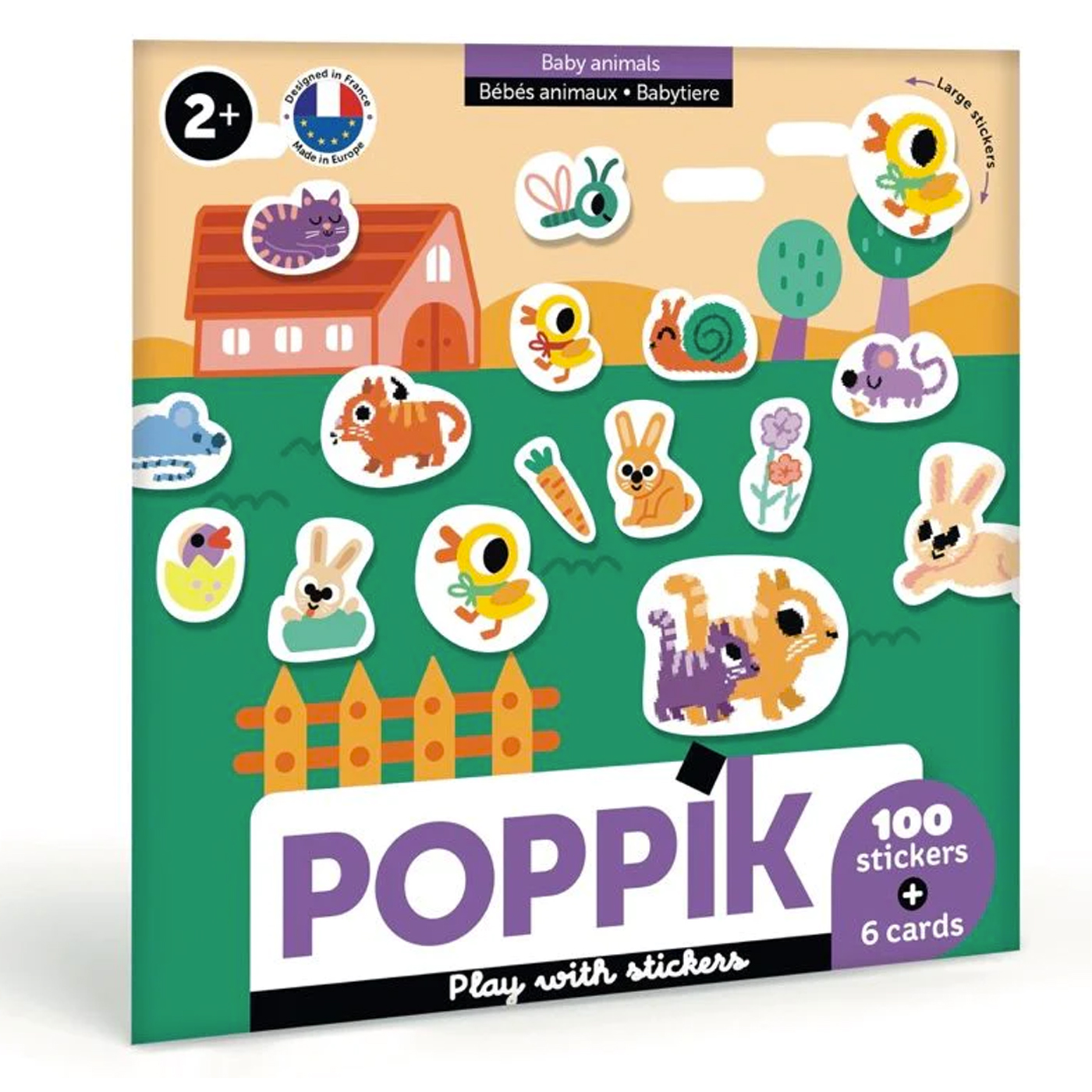  Poppik Sticker - Baby Animals