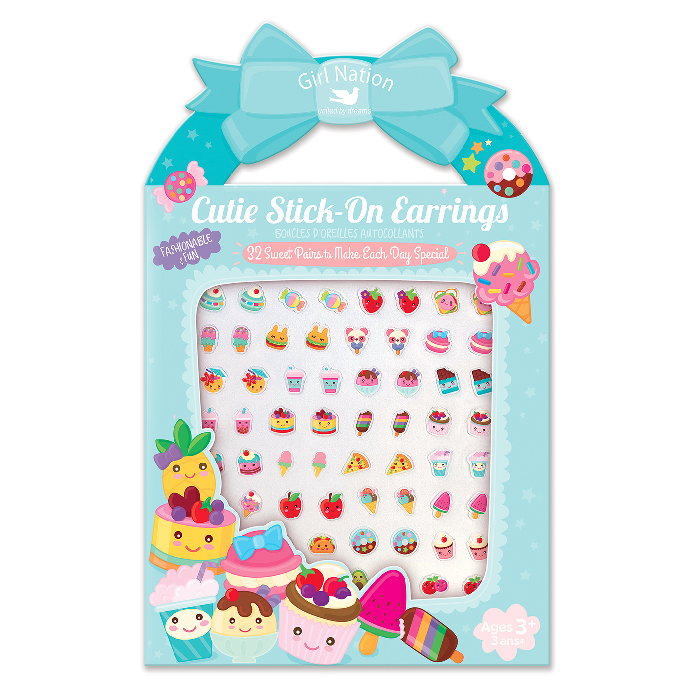  Girl Nation Cutie Sticker Küpe - Sweets & Treats