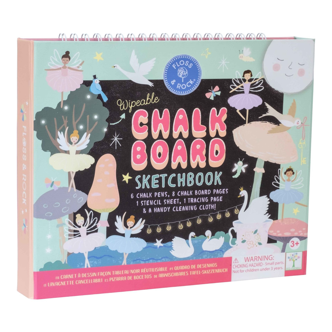 Floss & Rock Chalk Board Eskiz Kitabı - Enchanted