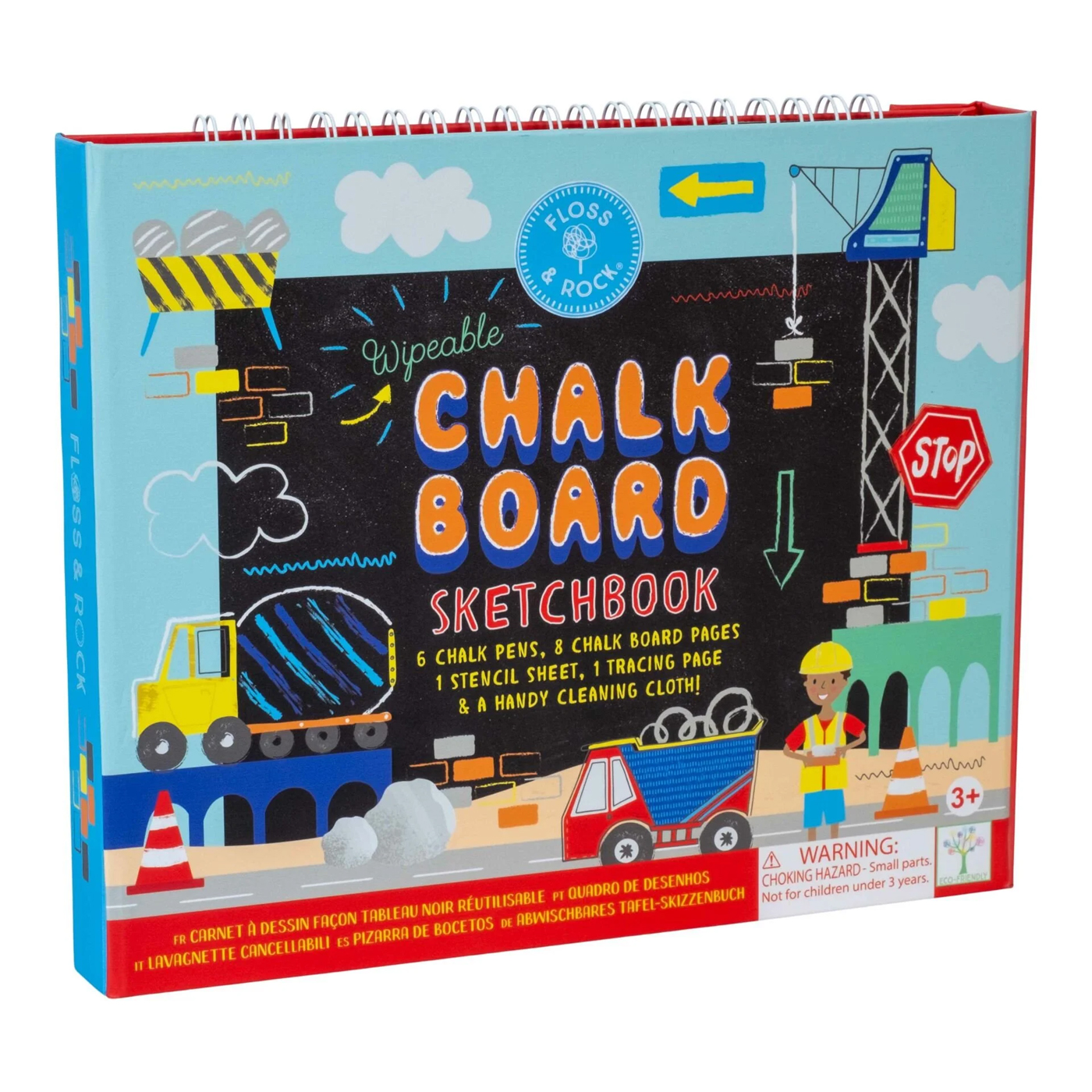 FLOSS & ROCK Floss & Rock Chalk Board Eskiz Kitabı - Construction