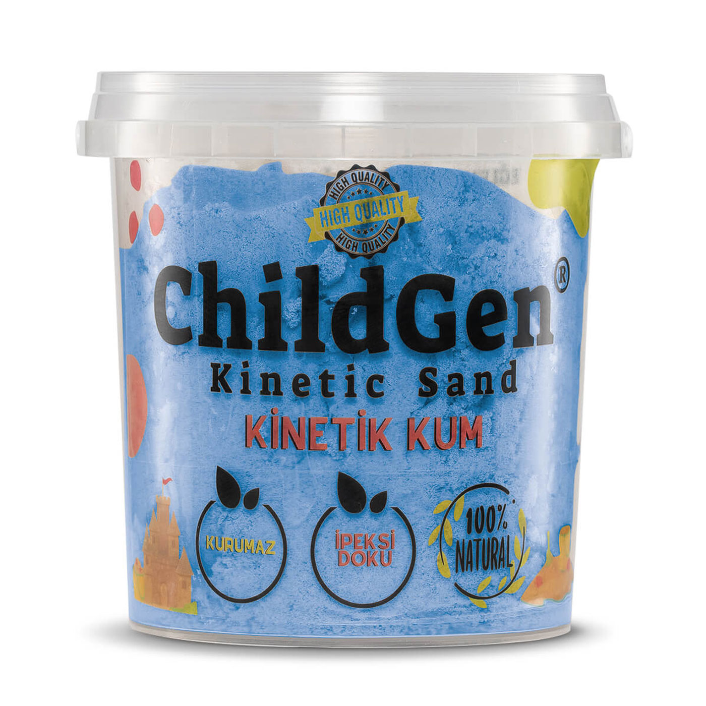 CHILDGEN Childgen Kinetik Kum 500 gr | Mavi