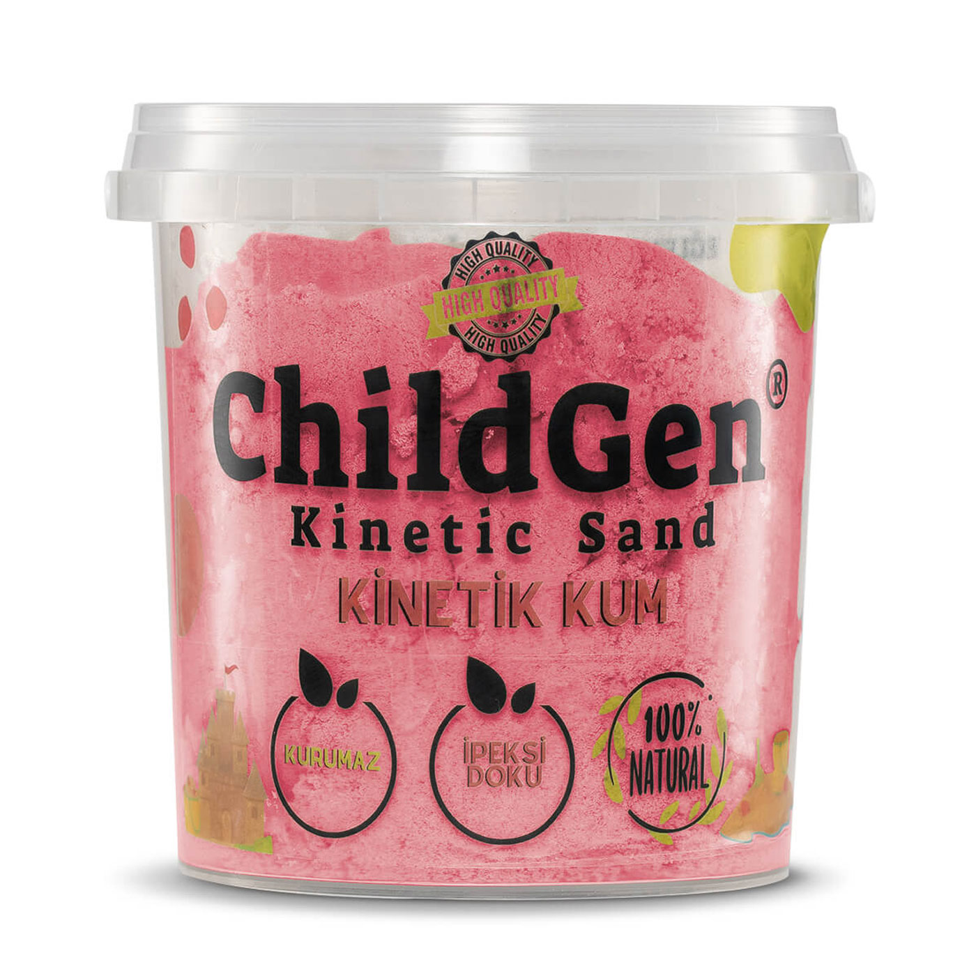CHILDGEN Childgen Kinetik Kum 500 gr | Pembe