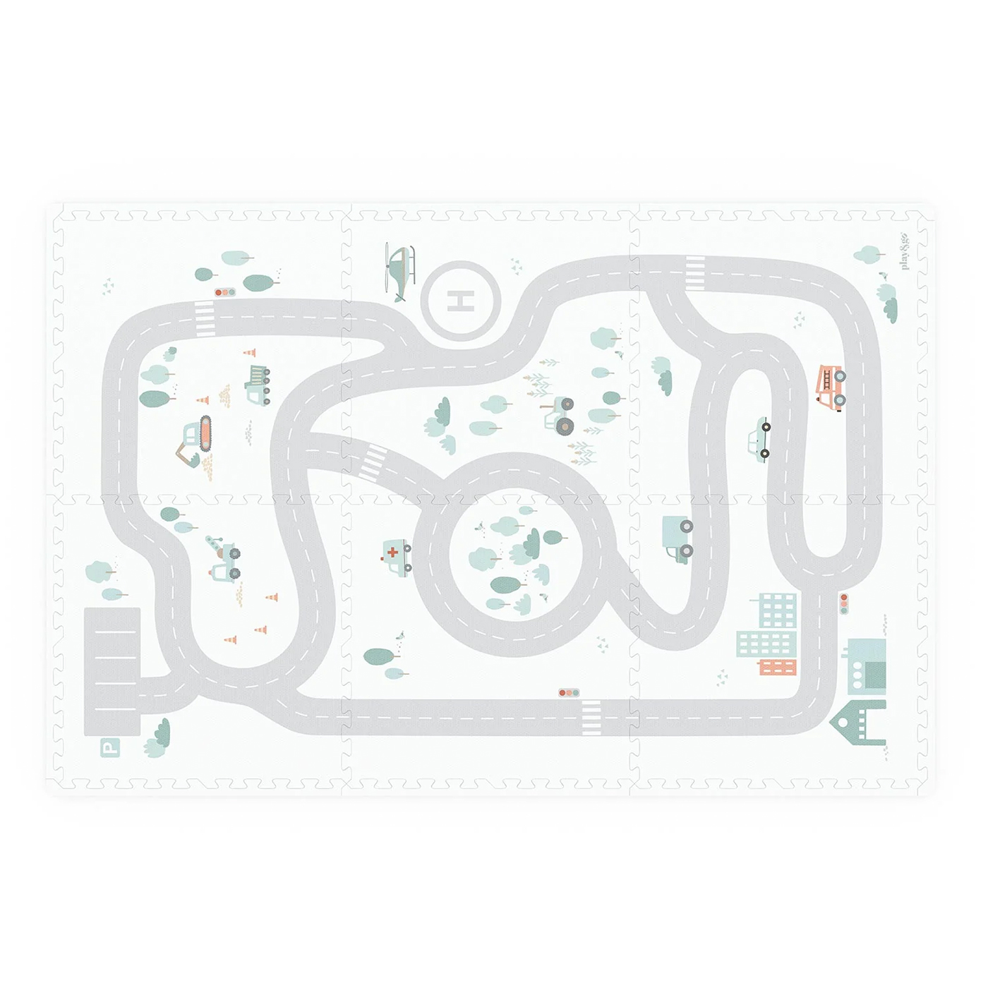 PLAY & GO Play & Go Eevaa Puzzle Oyun Matı | Roadmap & Icons