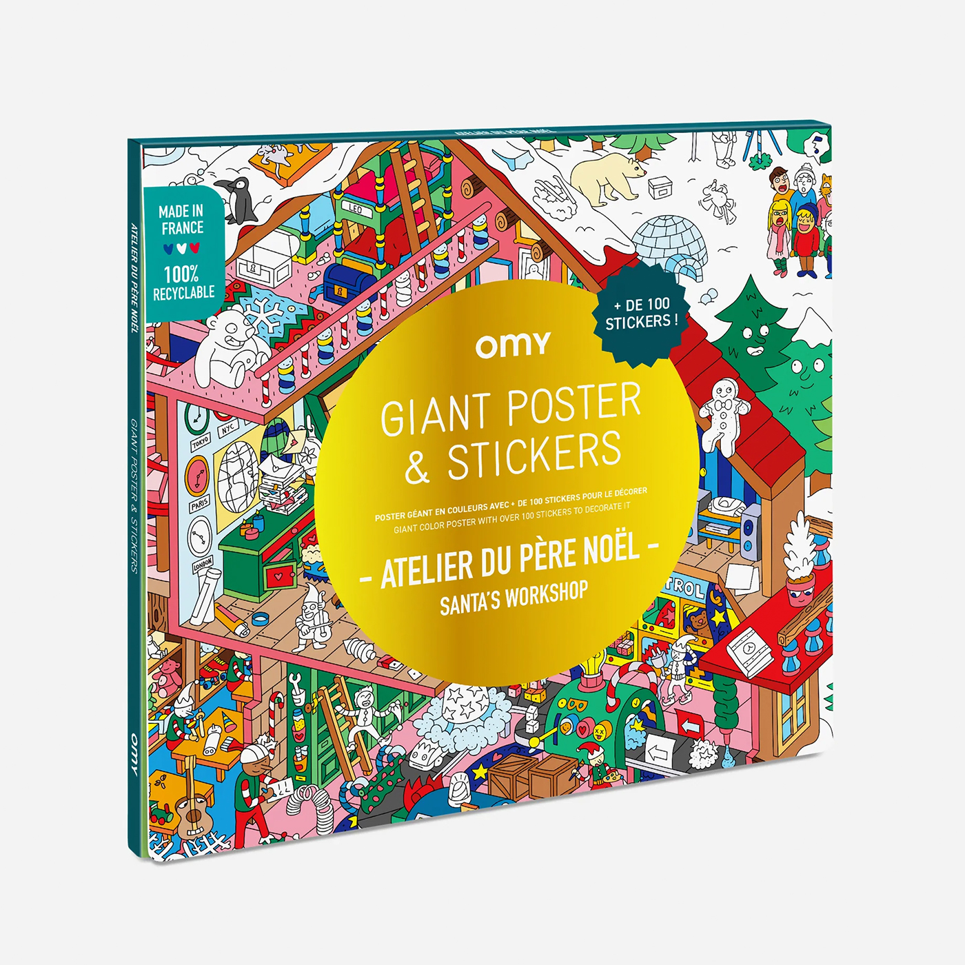  Omy Poster & Stickers | Santa's Workshop